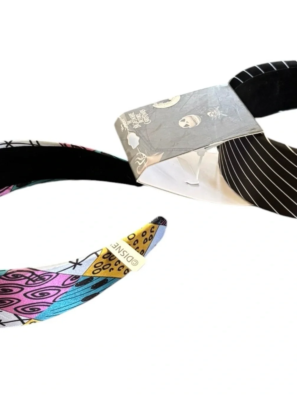 Disney Nightmare Before Christmas Lot 2 Headbands Jack & Sally One size NWT
